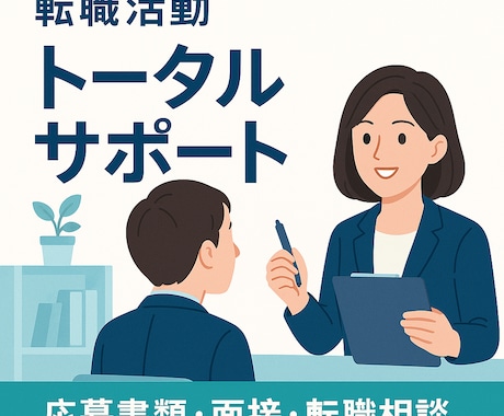 人事目線であなたの転職をサポートします ≪あなたの悩みに寄り添います≫納得の転職を目指しましょう！ イメージ1