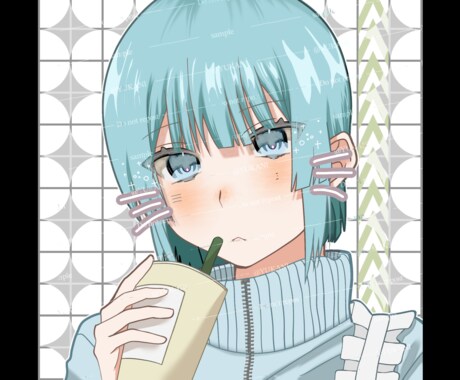 5人までの限定価格！SNSアイコンイラスト描きます 可愛い女の子、イケメンの男性どちらも描くことができます！ イメージ1