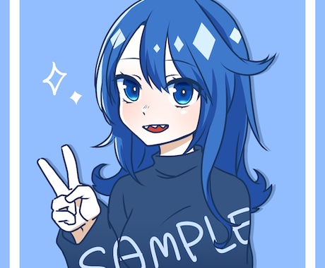 SNS等で使えるアイコン描きます