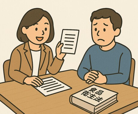 食品規制に関する手続きや申請のサポートいたします イメージ1