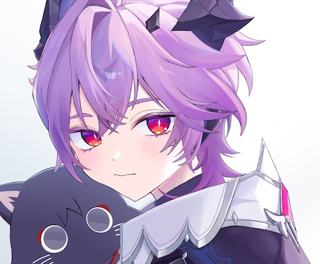 透明感のあるキャライラスト描きます 商用利用可能/ラフまで修正無制限 イメージ2