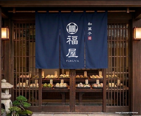 記憶に残る【和モダン・和風】ロゴを制作いたします 文字をベースに【和モダン・和風】なシンボルにデザインします イメージ2