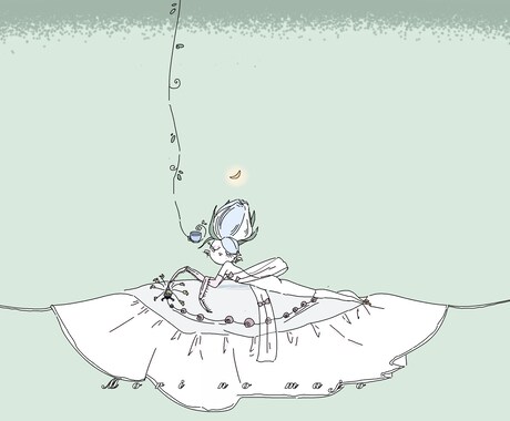 イラストをお仕立て致します ❦貴方のためだけのドールハウス。 イメージ2