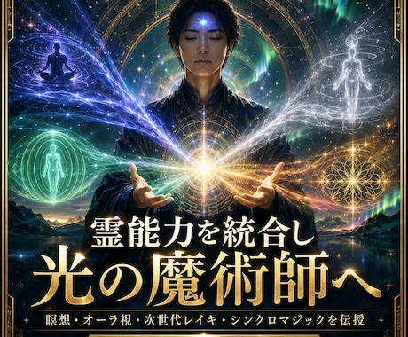 霊能力を統合し光の魔術師へ覚醒させます イメージ1