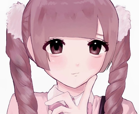 地雷系量産型アイコンお描きします 1×1のバストアップ又は肩から上サイズのイラストを描きます イメージ1