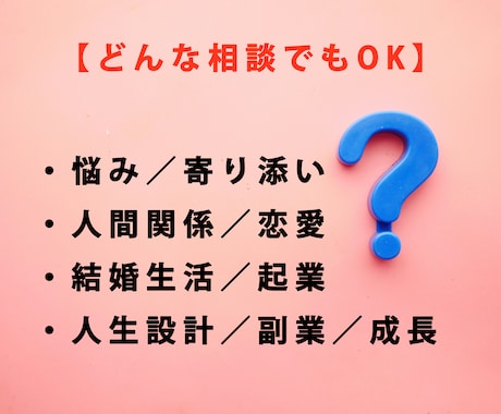 初回利用者限定／３０分で心がスッキリします 何が分かっていないか？が分からないから「動けない」の解消支援 イメージ2