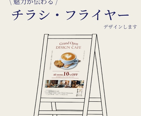 商品の魅力がしっかり伝わるチラシを制作します イメージ1