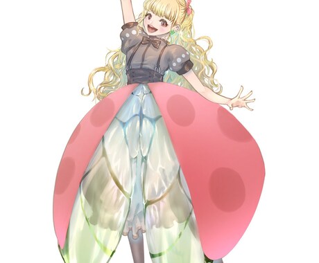 立ち絵・一枚絵のお仕立ていたします 頭身高めの現代的な男女、シンプル衣装orドレスが得意です イメージ2