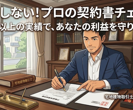 その契約本当に大丈夫ですか？プロがチェックします 業界17年以上のベテランがお客様の目線で内容をチェックします イメージ2