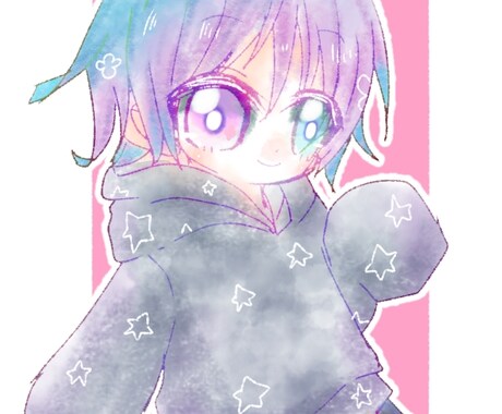 SNS等のアイコンイラスト描きます デフォルメキャラのイラストを心を込めて描かせていただきます！ イメージ1