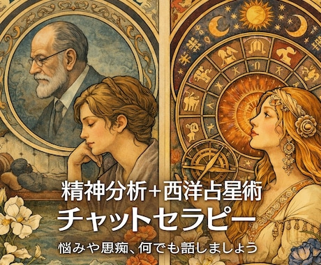 資格有り。心の悩みや愚痴など、何でもお聞きします 3日間回数無制限チャット！ご希望の方には占星術もできます！ イメージ1