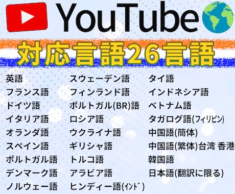 YouTube 外国語動画を文字起こし＆翻訳します ✅世界26言語の動画を文字起こし＆翻訳（読み易く意訳）します イメージ2
