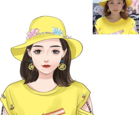 水彩風の似顔絵を描きます お写真を元に似顔絵イラストをお描きします！ イメージ2