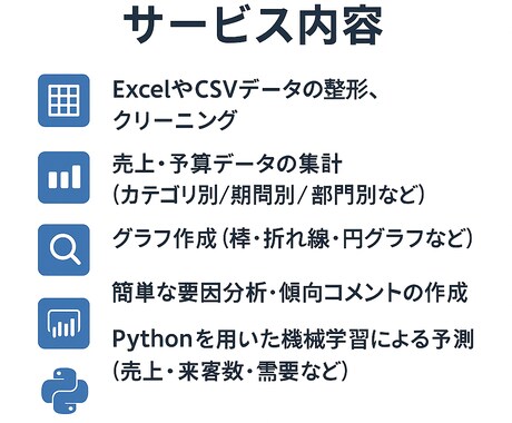 売上データの可視化・分析、代行します ダッシュボード構築、機械学習を活用した売上予測など イメージ2