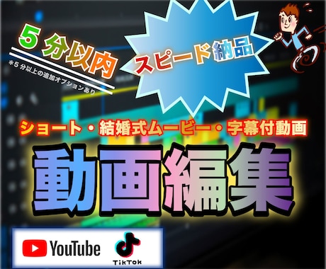 ショート動画や結婚式ムービなどを編集いたします 映像系大学に通う現役大学生が希望通り編集いたします！ イメージ1