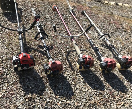 草刈機、チェーンソーの修理方法や、ご相談にのります イメージ1