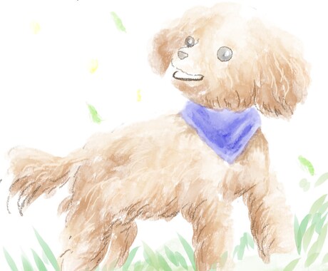 大切なご家族（ペット）を、心を込めてお描きします 思い出や記念として、アイコンやグッズ制作・贈り物にも最適！ イメージ2