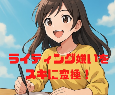 ライティング嫌いを克服する５つの方法を教えます 呼吸するようにライティングできる究極の５つの秘訣はこれだ！ イメージ1