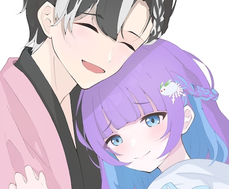 透明感のあるSNSアイコン描きます ご希望に添えるよう丁寧に仕上げます。 イメージ1