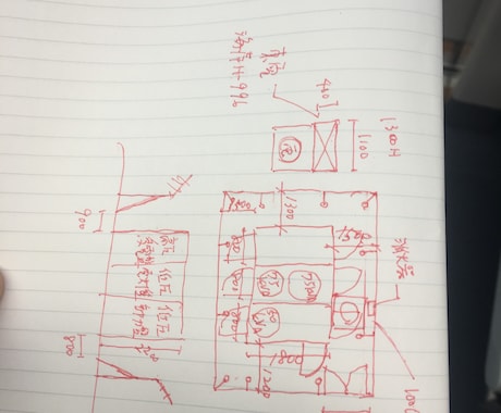 紙図面をJWCADなどのCAD図面にします 建築設備設計の図面を得意とする設備設計一級建築士です。 イメージ2