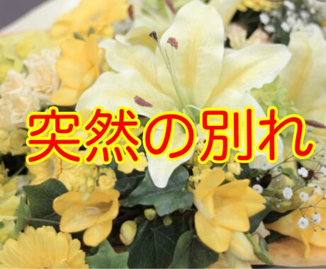忘れられない別れ、お話しおききします 心にかかえた悲しみ、思いっきり吐き出してくださいね イメージ1