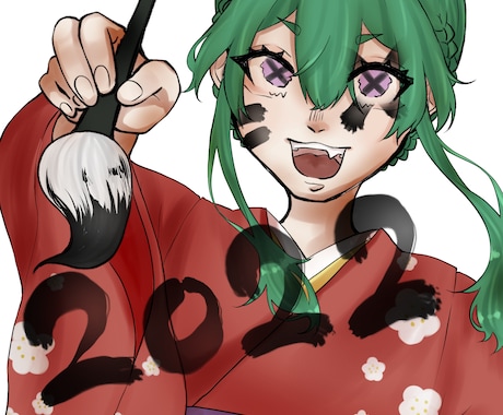 SNS用アイコン、似顔絵イラスト作成します イメージ1