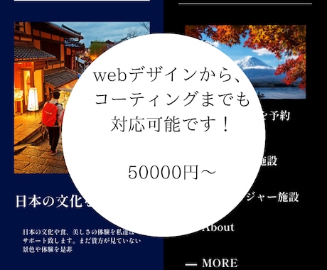 お洒落で今どきなWEBサイトのデザイン作成致します 低価格でお洒落なデザイン、見やすいサイトを作成します イメージ2