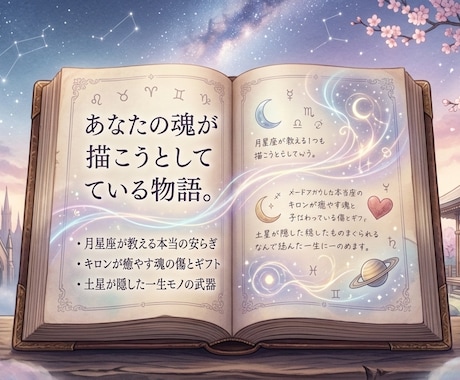占星術で魂の使命を占い、生きづらさを才能に変えます 日英の知恵で綴るホロスコープ。自己肯定感を高め心を癒やします イメージ2