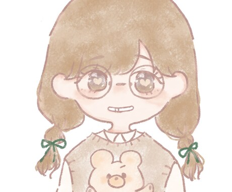 SNSなどのアイコンイラストを描きます 暖かくゆるいイラストを描きます！ イメージ2