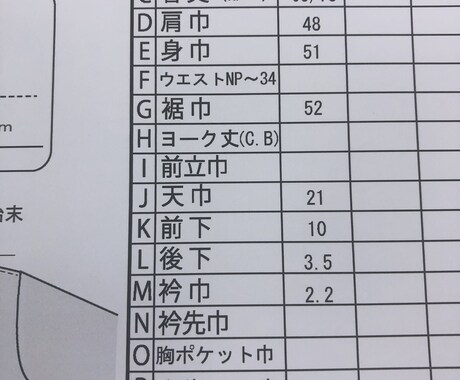 レディースウェア、雑貨の仕様書作成します オリジナルウェアの作成等にお役立て下さい！ イメージ1