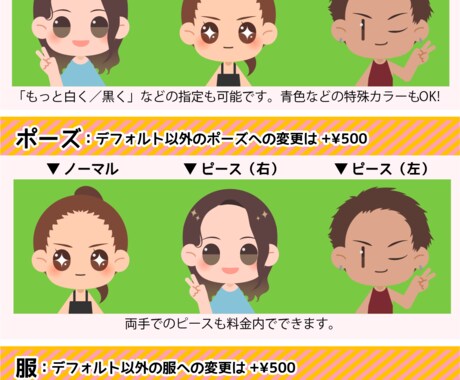 期間限定価格！シンプルかわいいアイコン作成します SNS、ブログなどセミオーダータイプのお手軽依頼アイコンです イメージ2