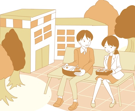 ビジネスライクな1枚絵イラスト描きます シンプルなビジネスライクイラスト描きます イメージ1