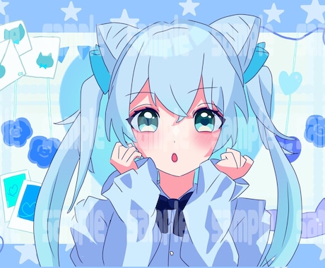 お安くオーダー可！安価で歌みたイラスト承ります イメージ1
