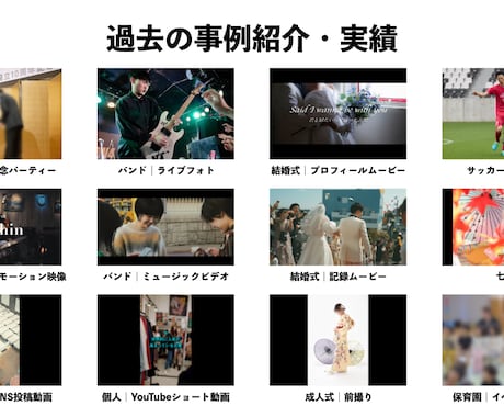 企業・ウェディング等の写真や動画を撮影します 石川県を拠点に、魅力を活かしたプロフェッショナルな映像制作 イメージ2