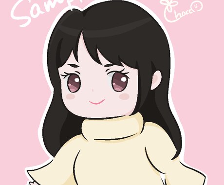 SNSやブログにアイコン描きます オリジナルアイコンを一緒に作ってみませんか イメージ2