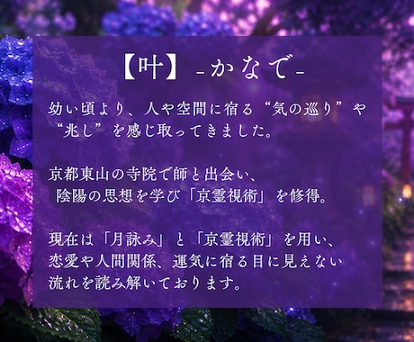 守護霊様が今、あなたに一番届けたい言葉を霊視します 恋愛・仕事・人間関係｜一番近くで寄り添う守護存在のメッセージ イメージ2