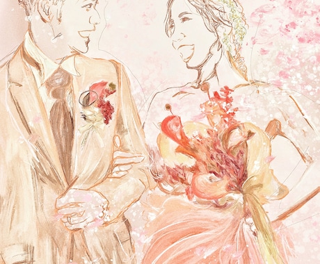 写真とは一味違う◎オシャレな似顔絵描きます ◎お気に入り写真を元に◎簡単オーダーメイド◎プレゼントにも◎ イメージ2