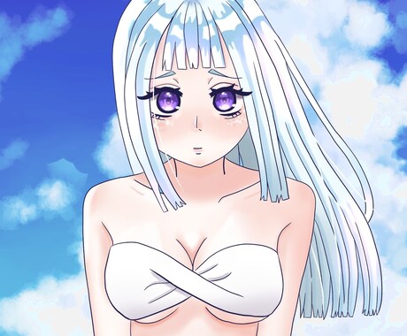 SNSアイコンや立ち絵などを描きます 女の子を描くのが得意です！ふわふわしすぎない絵を描きます イメージ1