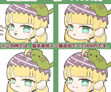 全身5,000円　かわいいミニキャラを制作します 既存キャラミニ化や、漫画家キャリアを活かしたデザインも可！ イメージ2