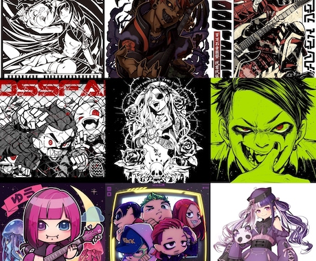 イラスト全般制作致します 音楽関係を中心に制作しており多数実績あります。 イメージ2