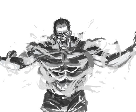 リアルな空想上のおじさんのイラスト描きます 記事やサービスの内容を強調！！ イメージ1