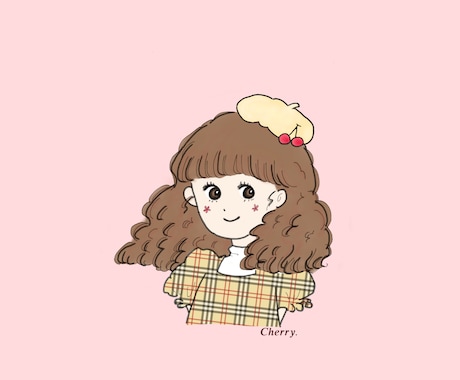 ココナラ以外のツールで知った方にご案内します Cherry.の絵でアイコンをとびっきり可愛く♡ イメージ1