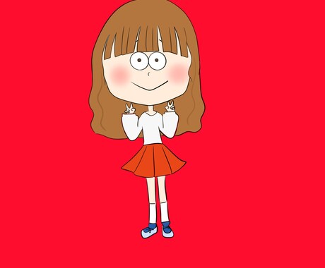 ポップなイラストを描きます SNSのアイコンや背景画像にもどうぞ(似顔絵も可) イメージ1