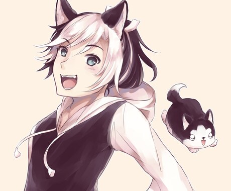 キャラクター立ち絵描きます 子どもから２０歳までのキャラデザが得意です イメージ1