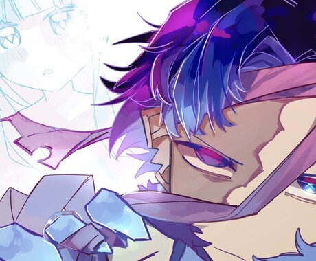 ツノや耳が生えてても人型の人外であれば描けます デフォルメ系であれば描けます男でも女でも描けます イメージ1