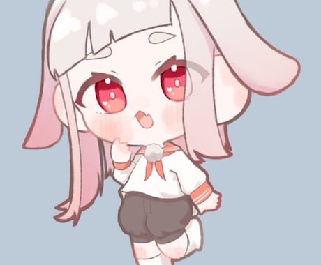 もちもちで可愛い！ミニキャライラストを描きます イメージ1