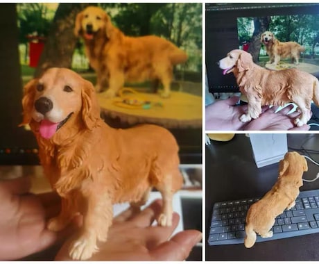 愛犬愛猫のオーダーメイド3Dフィギュアを制作します 写真から息づくような立体へ　驚きのコスパでの至高のメモリアル イメージ2