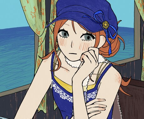 レトロで手書き感のあるイラストをお届けします MVや挿絵などにオススメです！ イメージ2