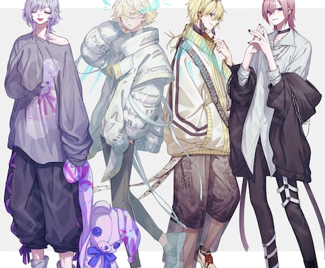 立ち絵お描きします trpgや動画などにお使いいただける立ち絵を制作いまします！ イメージ2