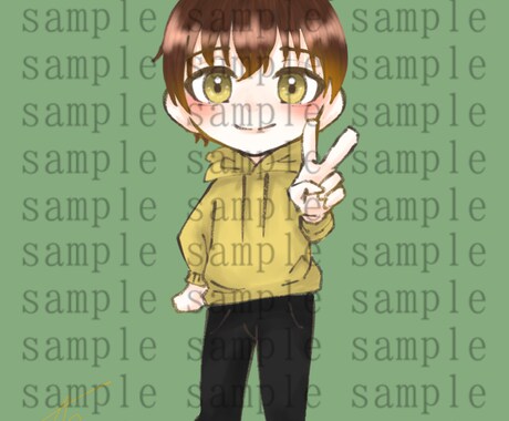オリジナルSNSちびキャラアイコン描きます 最短3日で！オリジナルちびアイコンがGETできちゃいます✊✨ イメージ2